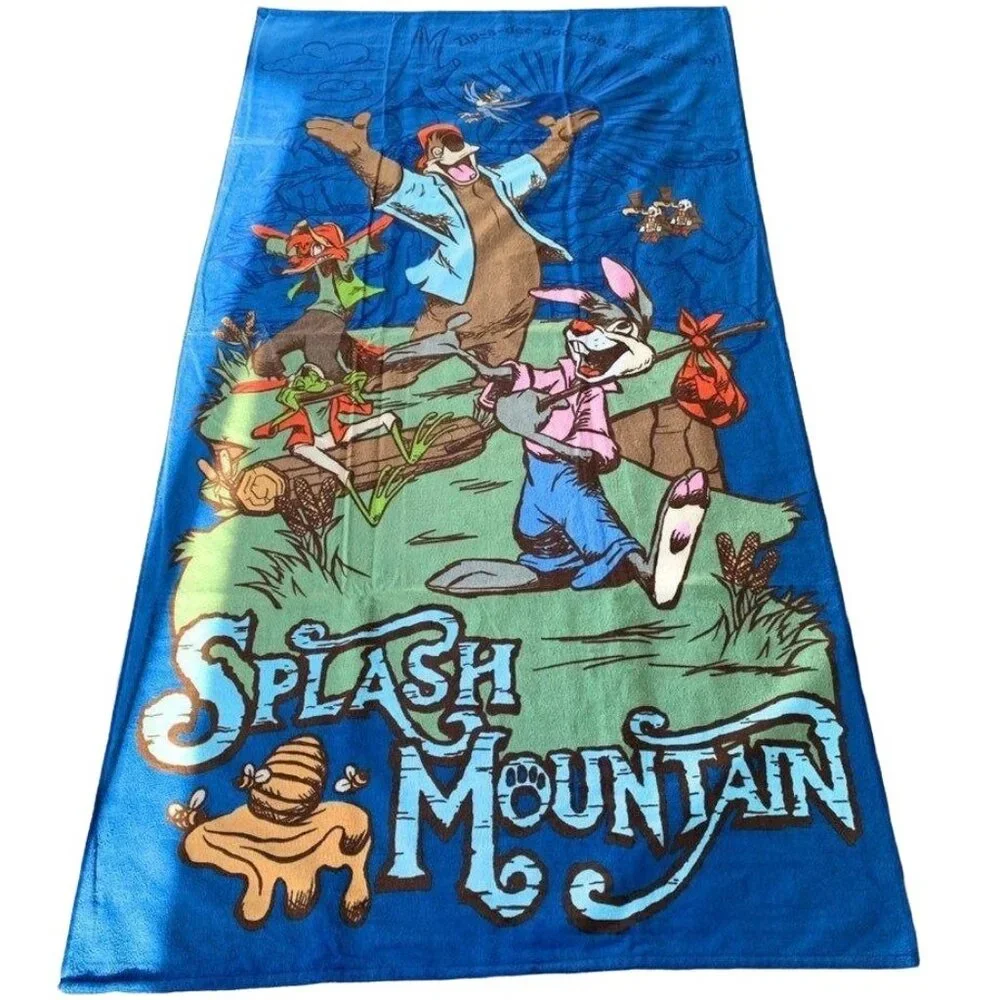 Disney Parks Splash Mountain Brer Bear Brer Fox Br’er Rabbit Beach Towel